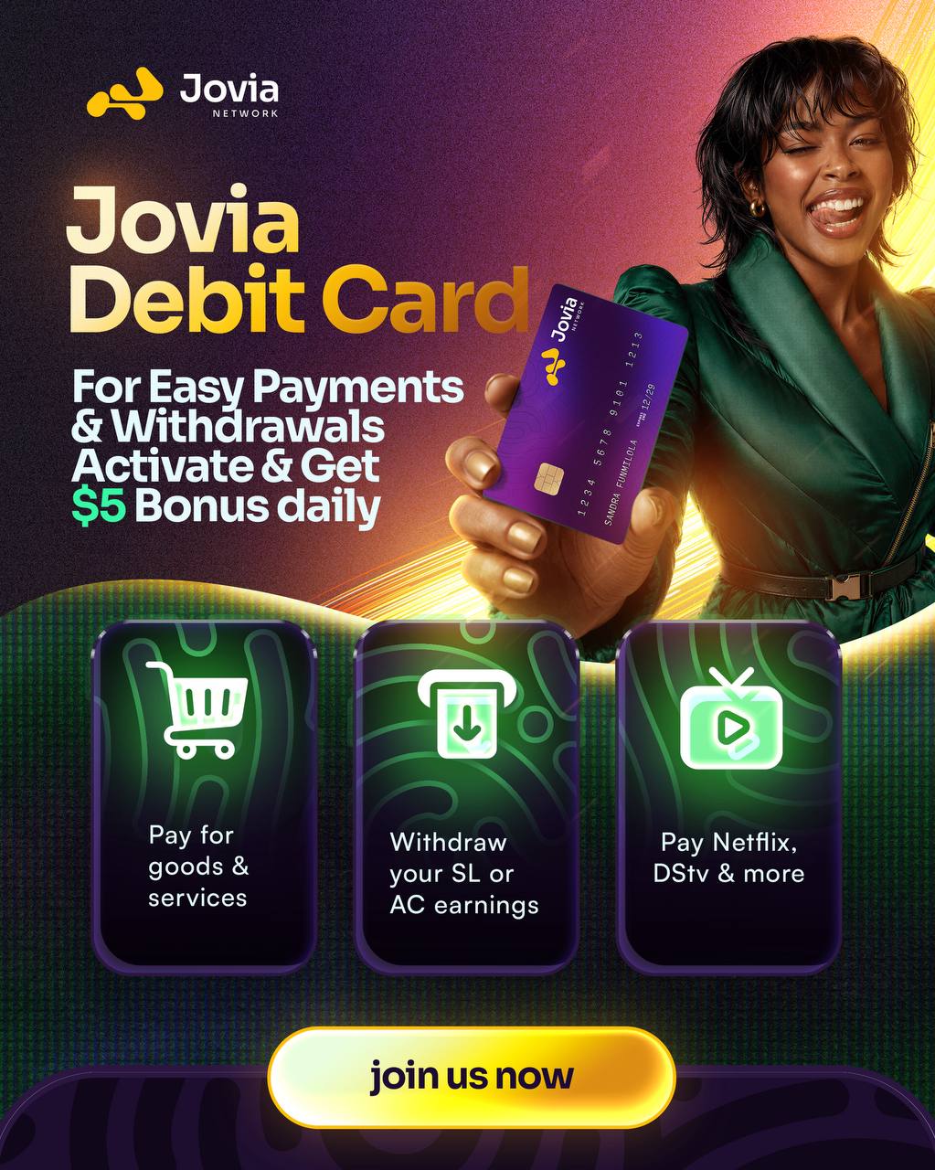 Jovia Debit Card